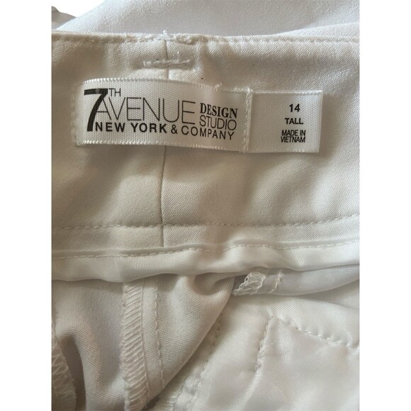 7th Avenue Design‎ Studio New York & Company Women White  Size 14 Tall - Picture 10 of 12